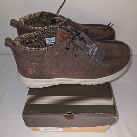 Mucho Mahalo, Kona Chukka Chocolate Suede Men's US Size 12M - Picture 4 of 6